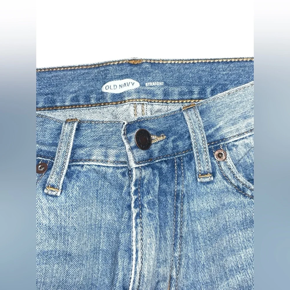 Old Navy • 28 x 30 Men’s Jeans, Straight Leg, Light Wash, EUC - Picture 3 of 6